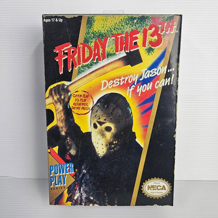 NECA Friday the 13th NES Jason Voorhees 7-inch figure in Power Play musical packaging