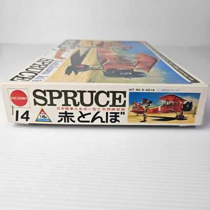Nichimo S-4814 Spruce 1:48 scale model kit box end
