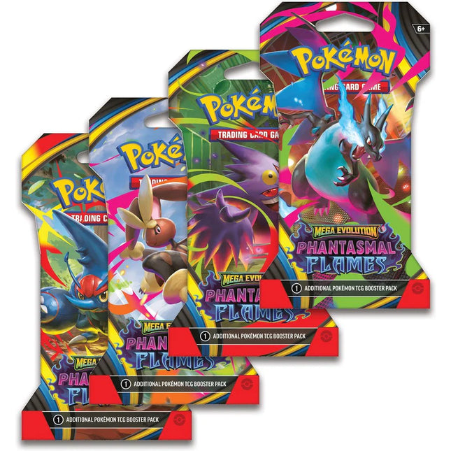 Phantasmal Flames Sleeved Booster Pack Charizard X ex 