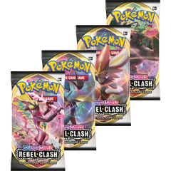 Pokémon TCG Rebel Clash booster pack assorted artwork options