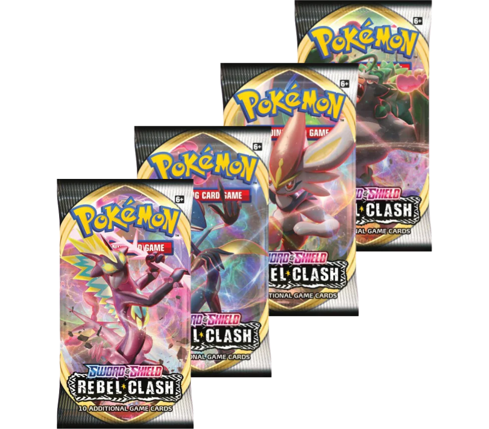 Pokémon TCG Sword & Shield Rebel Clash Booster Pack – Assorted Artwork