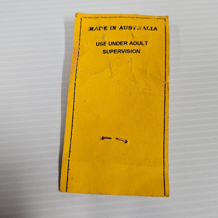 Back of Rosco’s Holden HK Monaro key-ring packaging showing Made in Australia