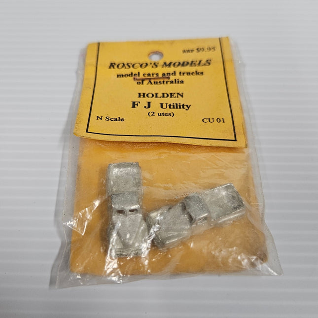 Rosco’s Models CU01 Holden FJ Utility twin set in 1:160 N scale original packaging