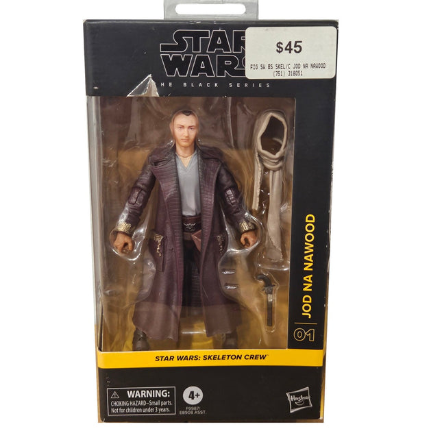 Star Wars Black Series Jod Na Nawood F9987 Skeleton Crew figure in original packaging