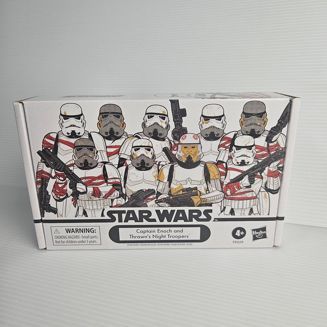 Front of Star Wars Vintage Collection Captain Enoch and Thrawn’s Night Troopers four-pack F9259
