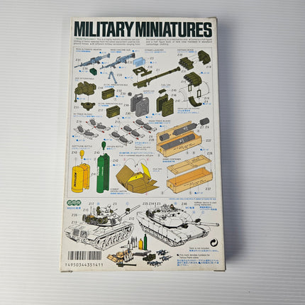 Tamiya 35141 Modern U.S. Accessory Set rear packaging guide