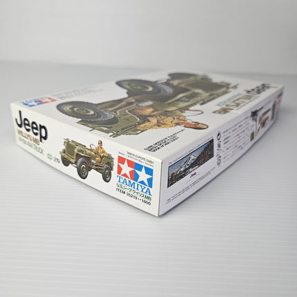 Side of Tamiya Military Miniature Series 219 Jeep Willys MB box