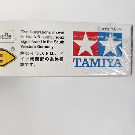 Tamiya item 35266 barcode and packaging symbols under shrink-wrap