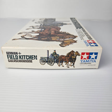 Tamiya 35103 German Field Kitchen box end with horses and trailer