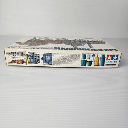 Tamiya German Field Kitchen box showing cooking and field accessories