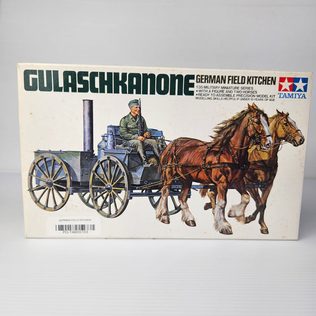 Tamiya 1:35 German Field Kitchen Gulaschkanone model kit 35103 box