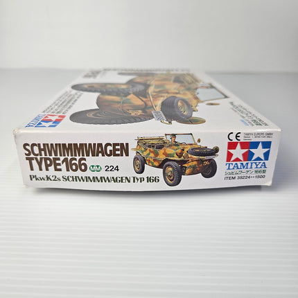 Tamiya Military Miniature Series 224 Schwimmwagen box end panel