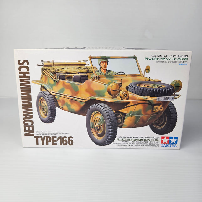 Tamiya 1:35 German Schwimmwagen Type 166 model kit 35224 box