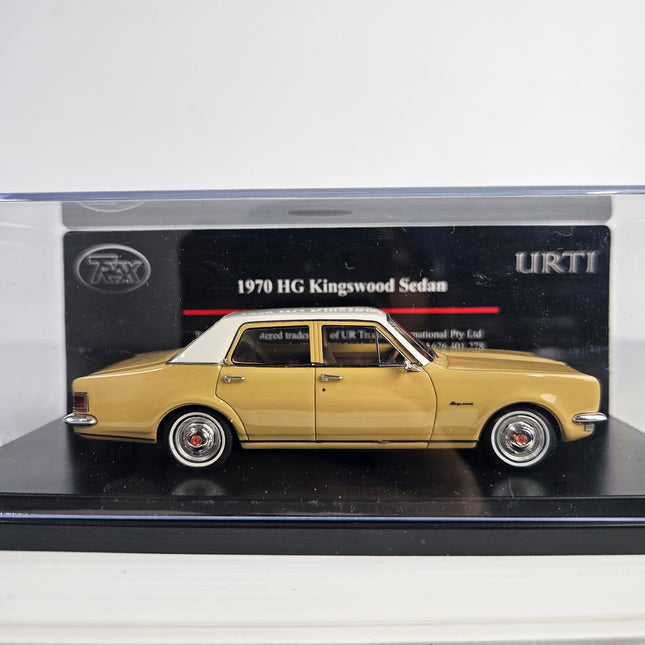 Side view of Trax 1970 Holden HG Kingswood Sedan 1:43 resin model