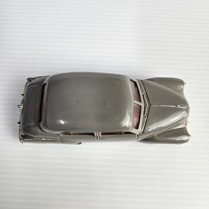 Overhead view of Trax 8001 dark grey Holden FJ Sedan die-cast model
