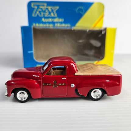 Side view of Trax FJ Holden Utility Royal Mail 1:43 diecast model