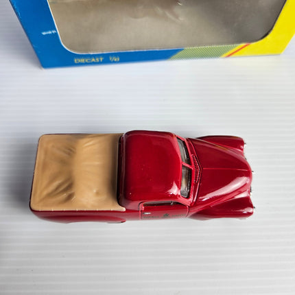 top view of Trax FJ Holden Utility Royal Mail 1:43 diecast model