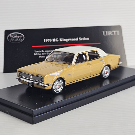 Trax TRR124B 1970 Holden HG Kingswood Sedan in Sundan Beige and Kashmir White