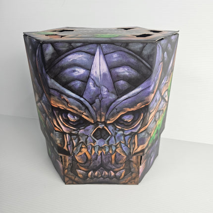 Mattel Creations Turtles of Grayskull Skele-Shredder JFW90 action figure in original collector packaging box