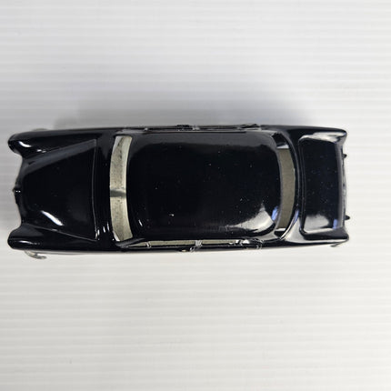 Vintage Streamlux Tom Thumb Holden FE Sedan black diecast model Top View with original illustrated box