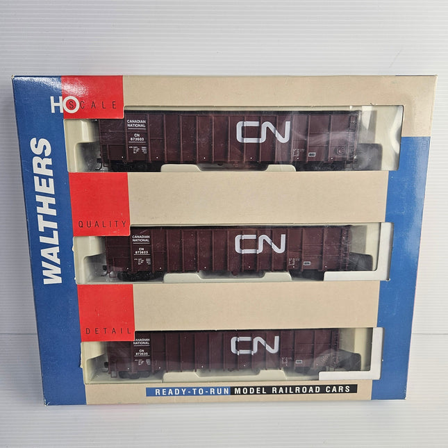 Walthers HO Canadian National wood chip car three-pack box front